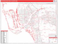 Fort Myers Cape Coral Metro Area Wall Map